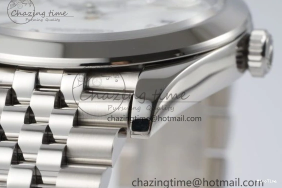 MiroTime 0508 RelaxedFit DateJust 41 SS Polished Bezel KING 1:1 Best Edition 904L Steel White Stick Dial on Jubilee Bracelet VR 2160